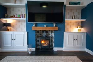 Log Burner- click for photo gallery